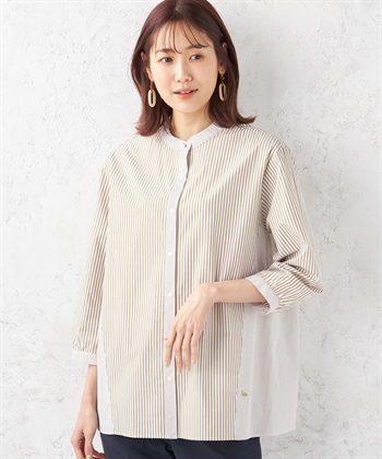 DECOY ストライプブラウス_variationthumb_1