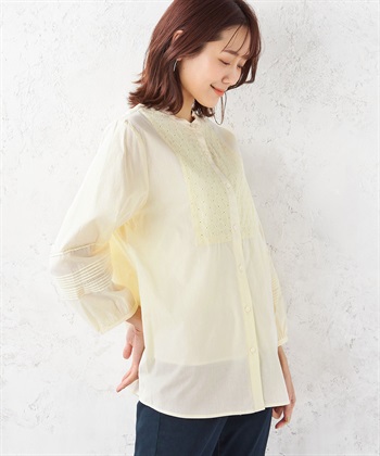 DECOY 袖ピンタックブラウス_variationthumb_2