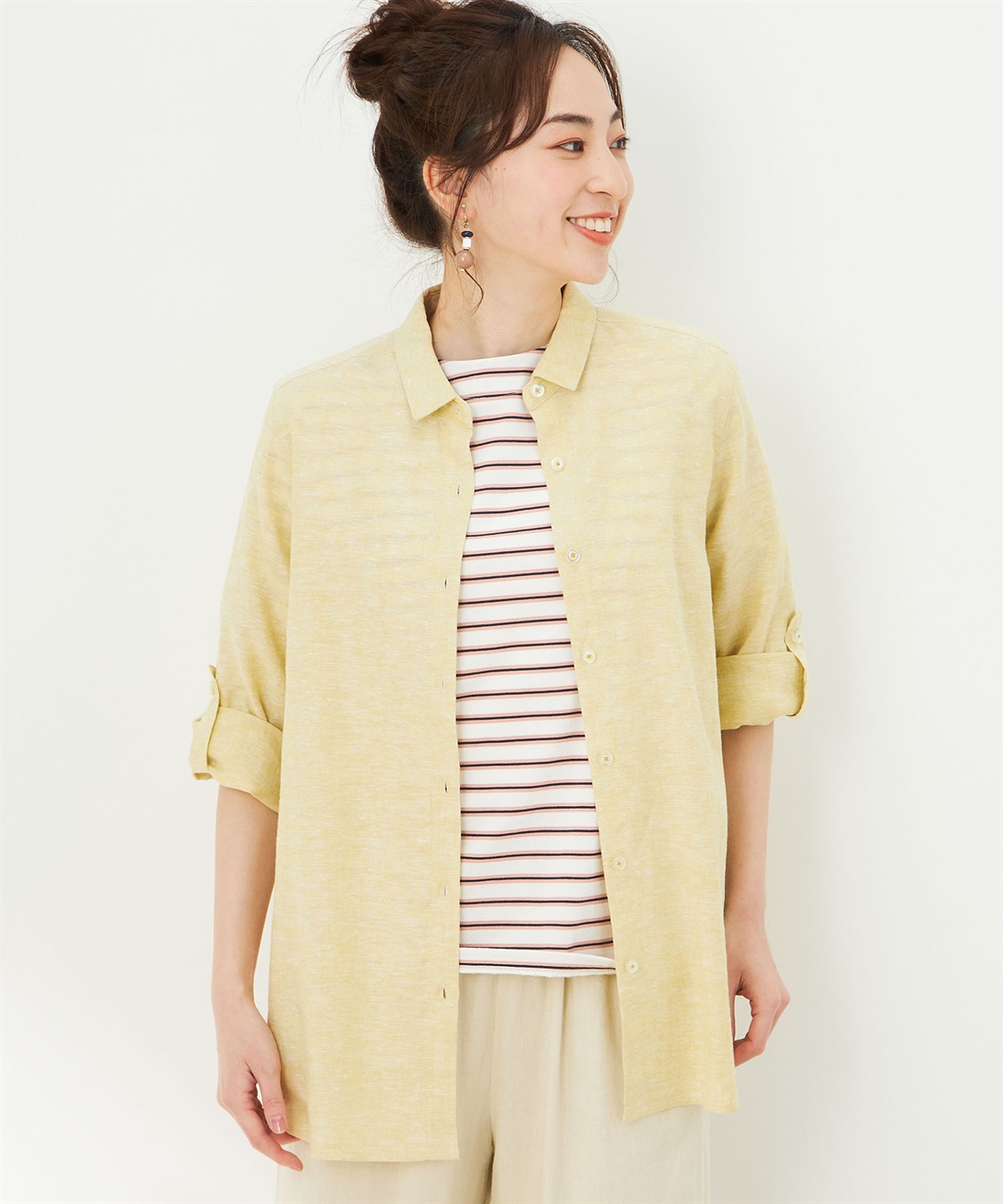 DECOY ヨーロピアンリネンブラウス_variation_2