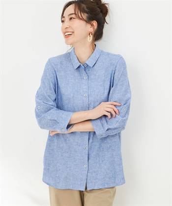 DECOY ヨーロピアンリネンブラウス_variationthumb_3