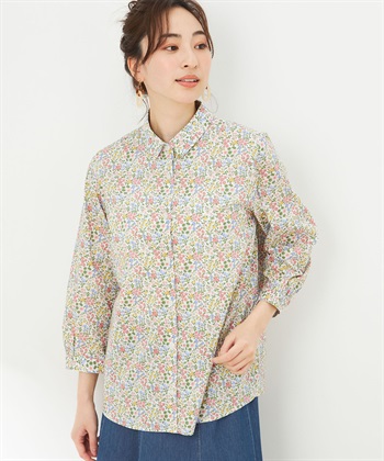 DECOY リバティプリントブラウス_variationthumb_1