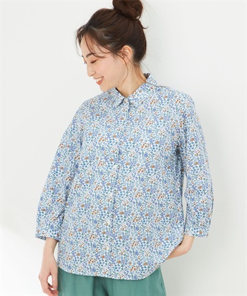 DECOY リバティプリントブラウス_variationthumb_2