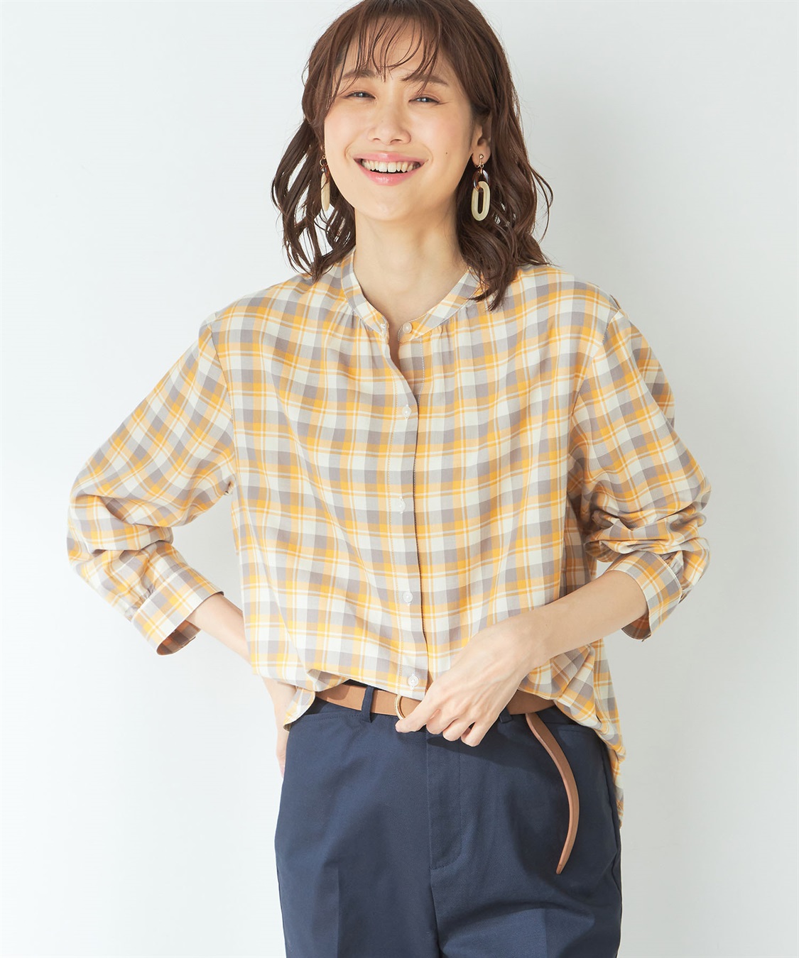 DECOY チェックシャツ_main