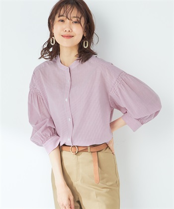 DECOY シャーリングブラウス_variationthumb_1