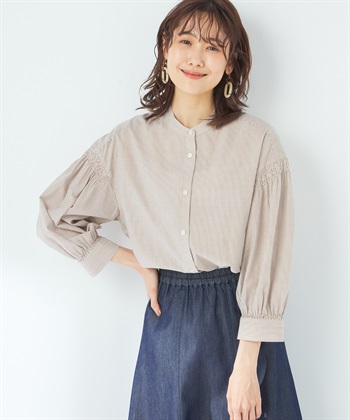 DECOY シャーリングブラウス_variationthumb_2