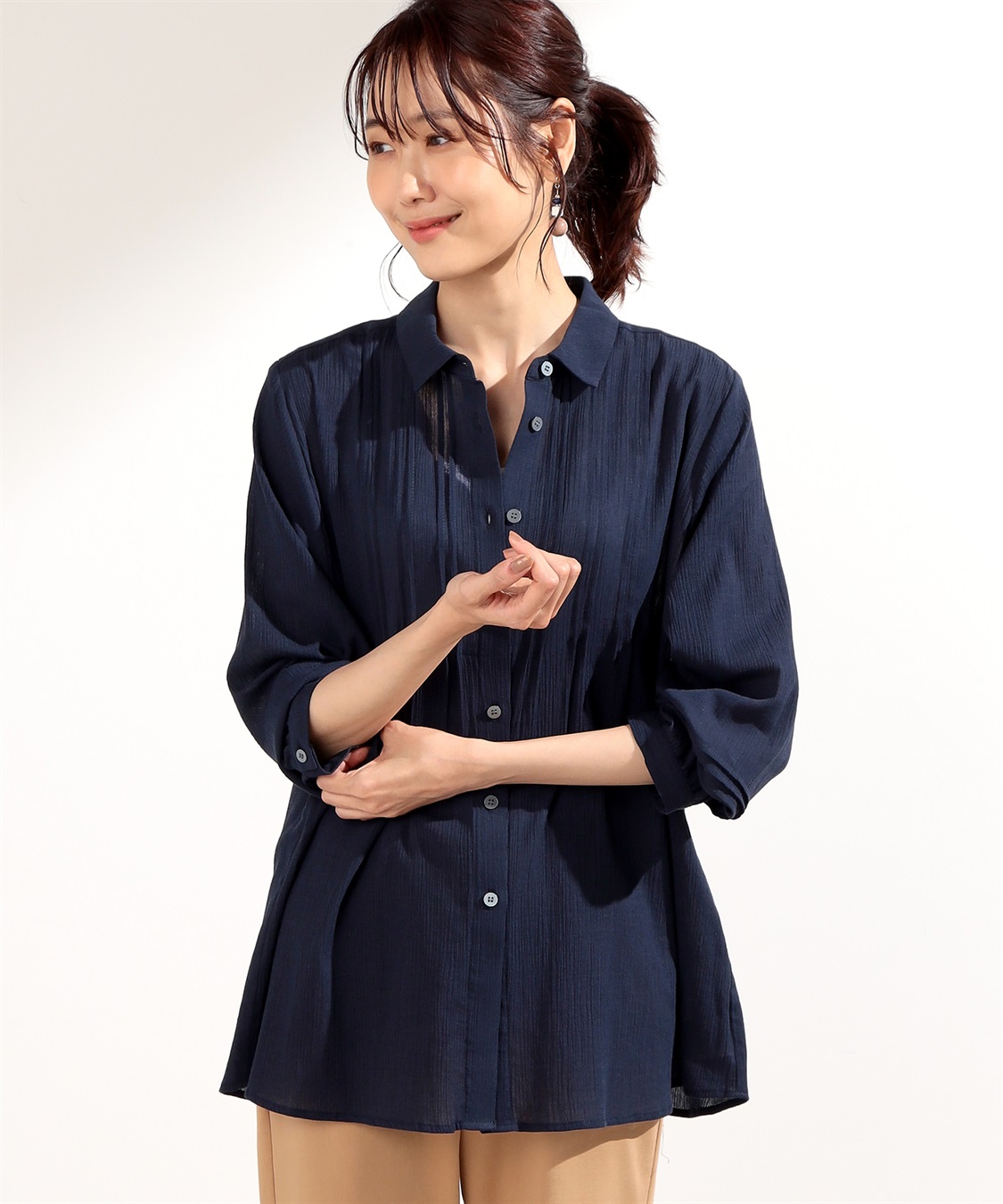 DECOY ギャザーブラウス_variation_2