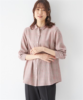 DECOY グレンチェックブラウス_variationthumb_1