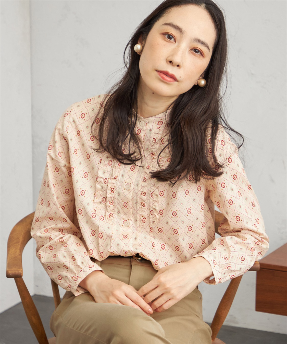 DECOY トレフルプリントプルオーバー_main