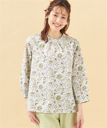 DECOY リバティプリントTブラウス_variationthumb_2