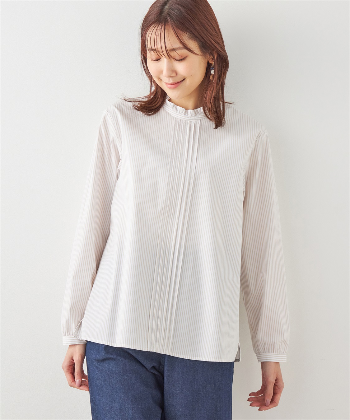 DECOY ストライプシャツ_variation_1