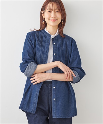 DECOY デニムロングシャツ_variationthumb_1