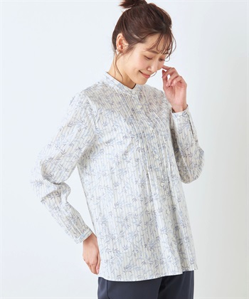 DECOY 【オーガニックコットン】ミモザプリントブラウス_variationthumb_2