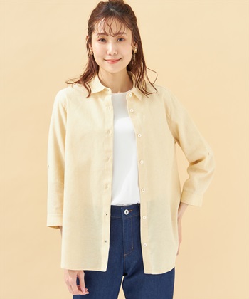 DECOY 【イージーケア】コットンリネンシャツ_variationthumb_2