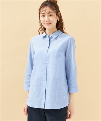 DECOY 【イージーケア】コットンリネンシャツ_variationthumb_3