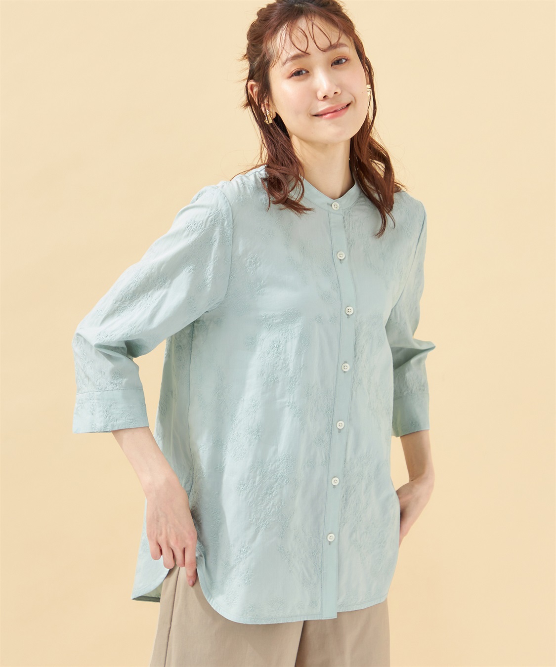 DECOY 刺しゅうブラウス_variation_2