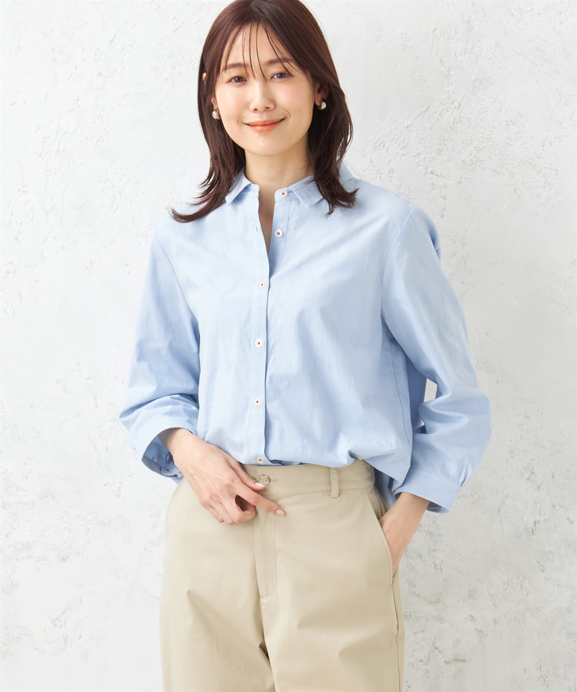 DECOY ジャガードブラウス_variation_2