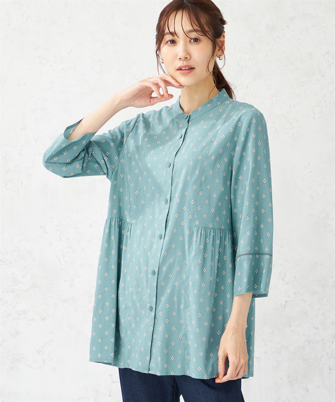 DECOY 【UVカット】プリントブラウス_variation_1