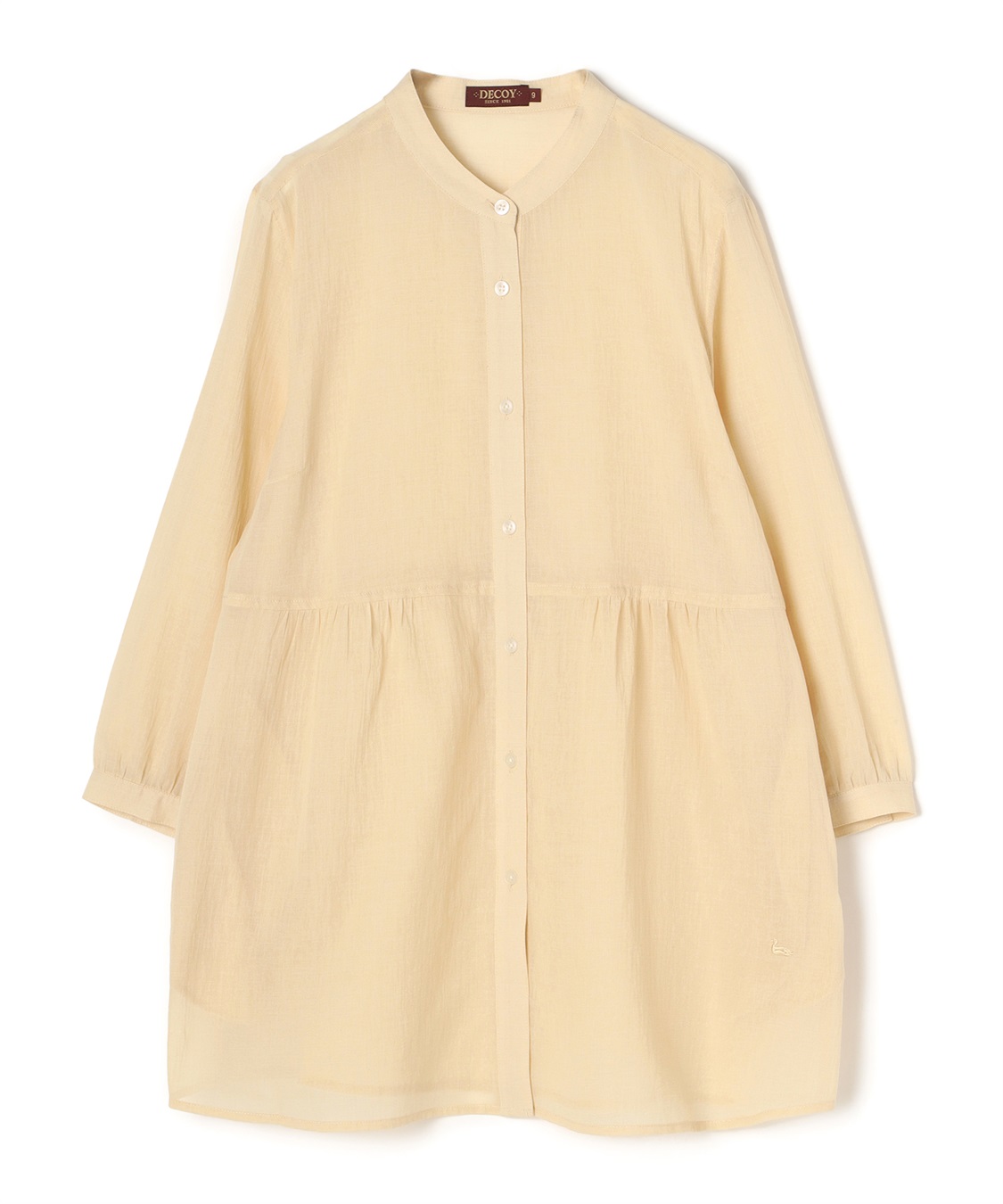 DECOY エアリーコットンロングブラウス_variation_2