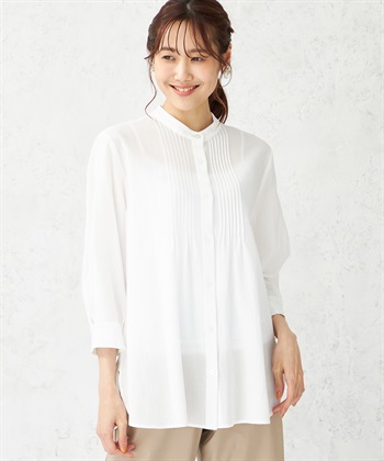 DECOY ピンタックブラウス_variationthumb_1