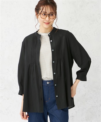 DECOY ピンタックブラウス_variationthumb_2