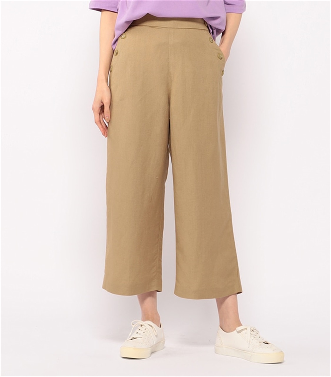 ボタンアクセントパンツ DECOY｜クロスプラス公式通販サイト