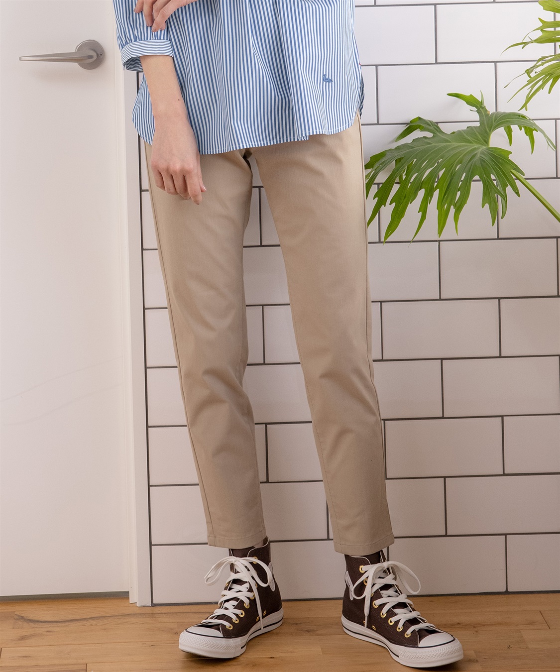 DECOY スラブストレッチパンツ_main