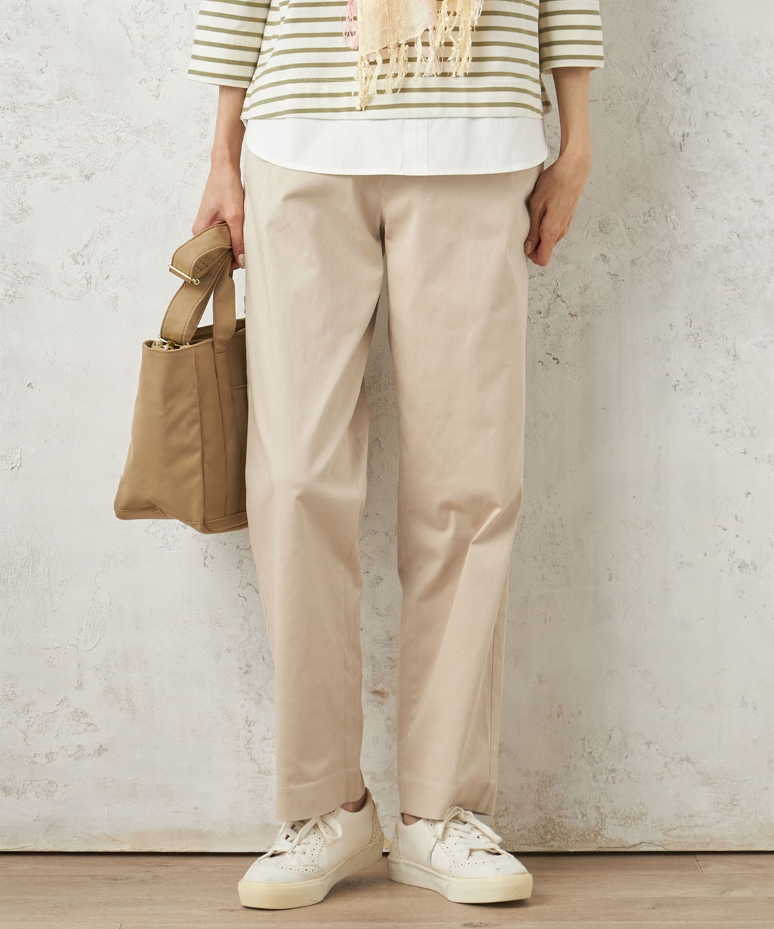 DECOY ストレッチストレートパンツ_main