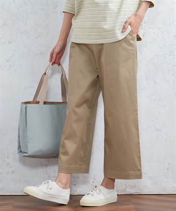 DECOY サテンストレッチワイドパンツ_variationthumb_2