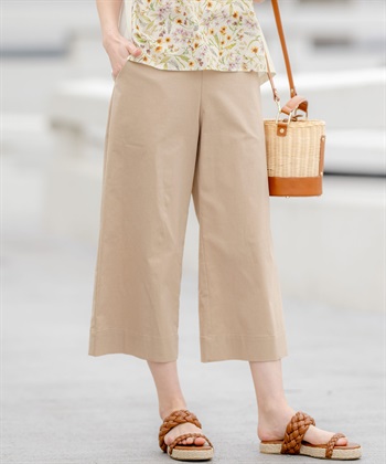 DECOY リネン混セミワイドパンツ_variationthumb_2