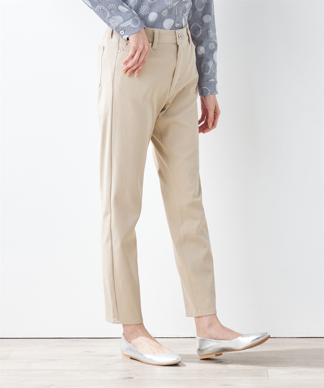 DECOY ストレッチスリムパンツ_variation_1