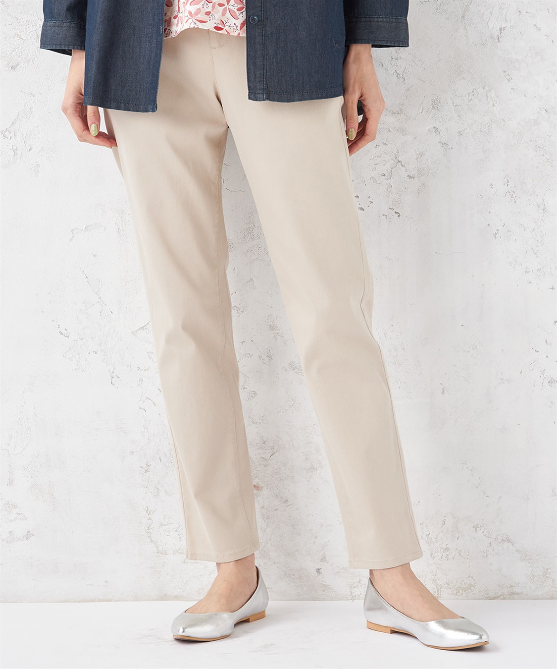 DECOY 接触冷感ストレートパンツ_variation_1