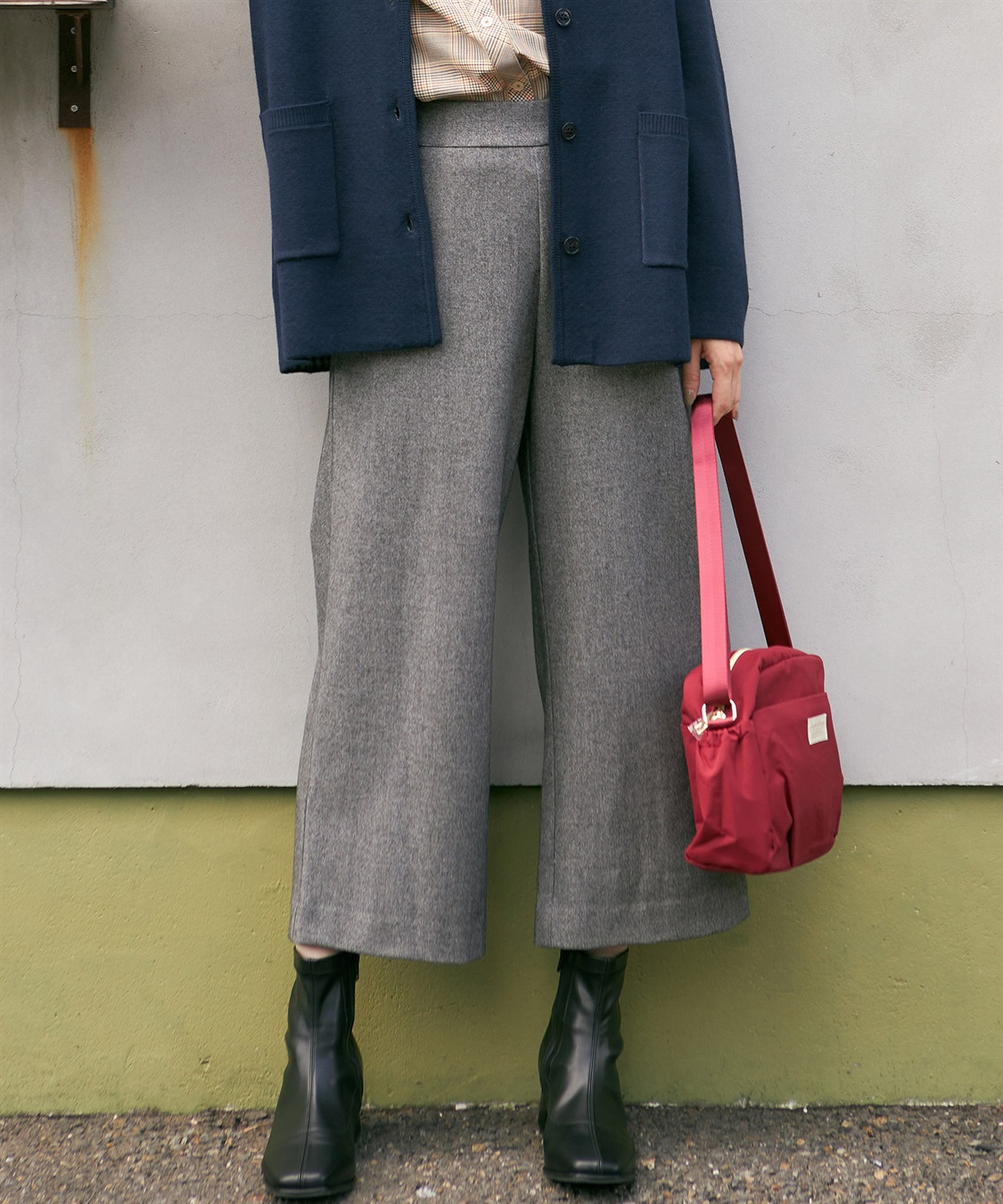 DECOY 裏起毛ワイドパンツ_main