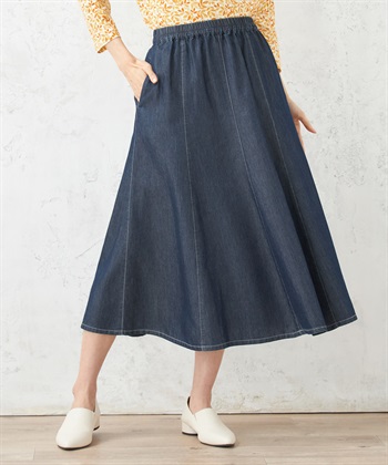 DECOY デニムフレアスカート_variationthumb_2