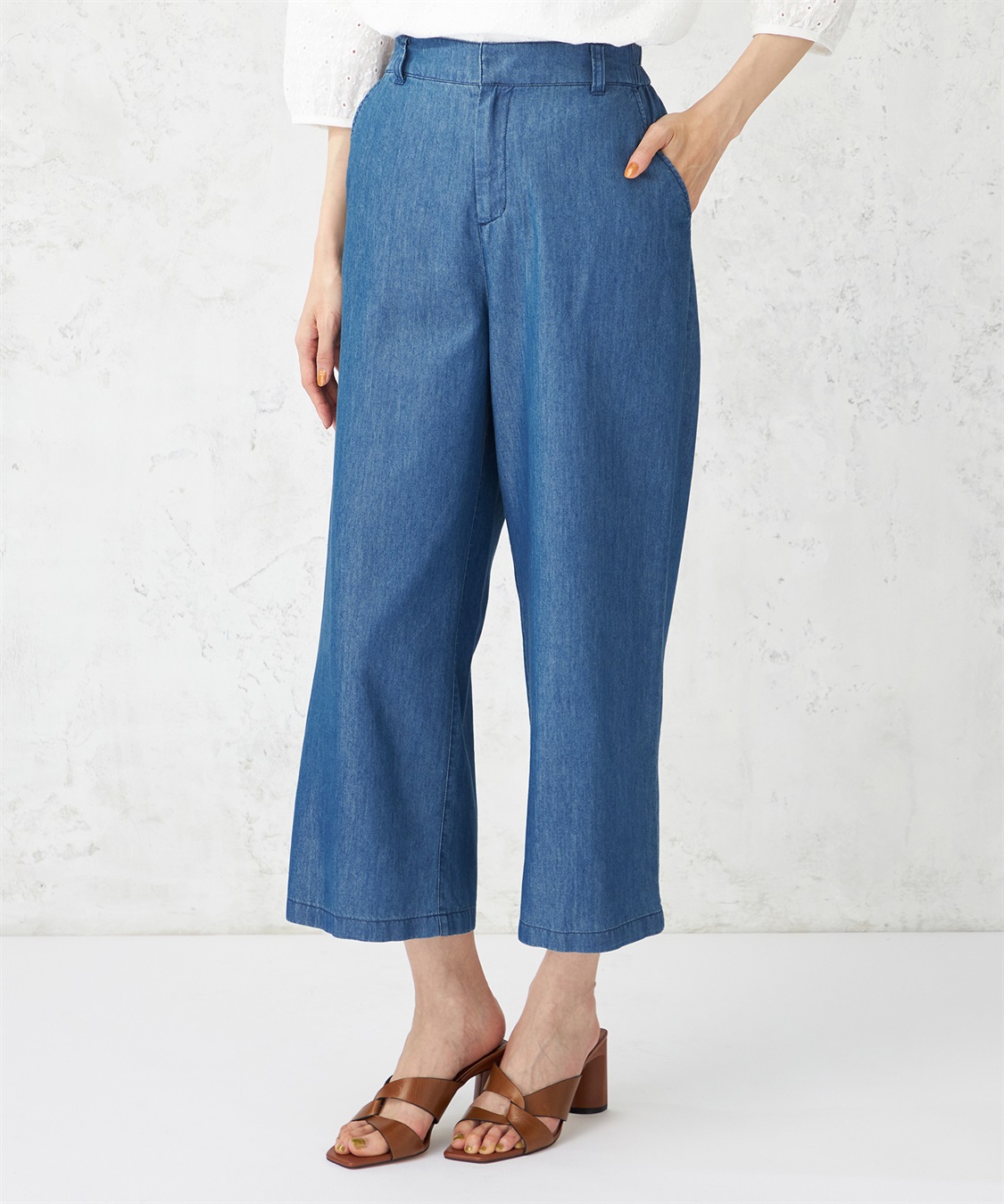 DECOY 【冷感】デニムワイドパンツ_variation_1