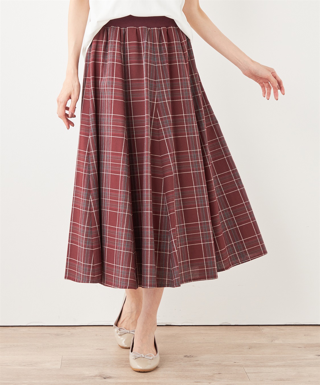 DECOY チェックスカート_variation_1