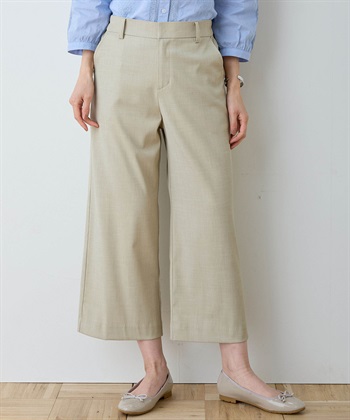 【冷感】シャンブレーパンツ(ベージュ-64cm)