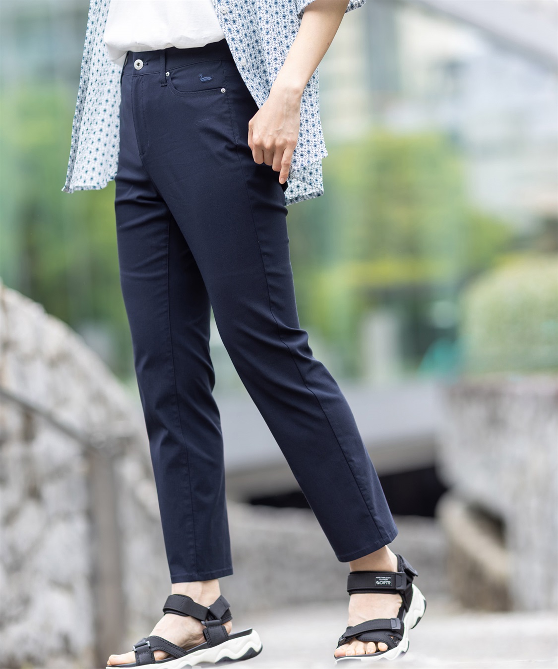 DECOY 【冷感】ストレートパンツ_main