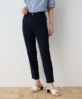 【冷感】ストレートパンツ(ネイビー-64cm)