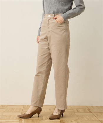 裏起毛ストレッチパンツ(グレー-64cm)