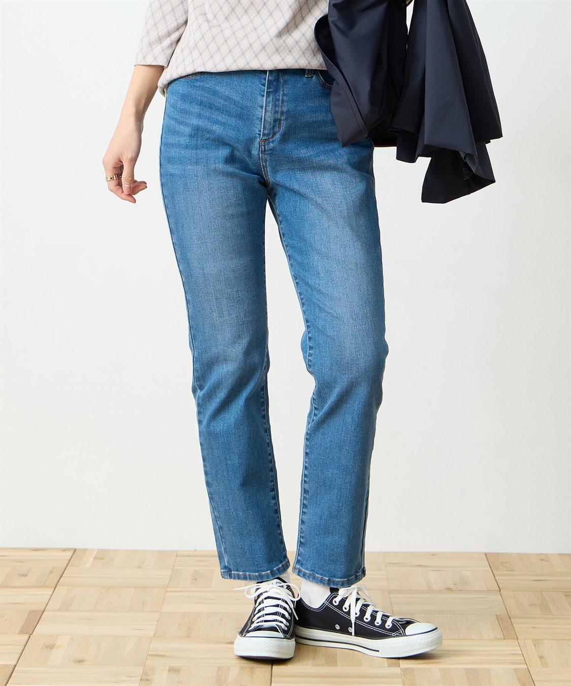 ストレッチデニムスリムパンツ DECOY｜クロスプラス公式通販サイト