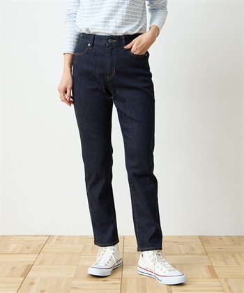 ストレッチデニムスリムパンツ(ネイビー-64cm)