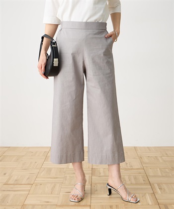 DECOY ストレッチワイドパンツ【接触冷感】【ウォッシャブル】_variationthumb_1