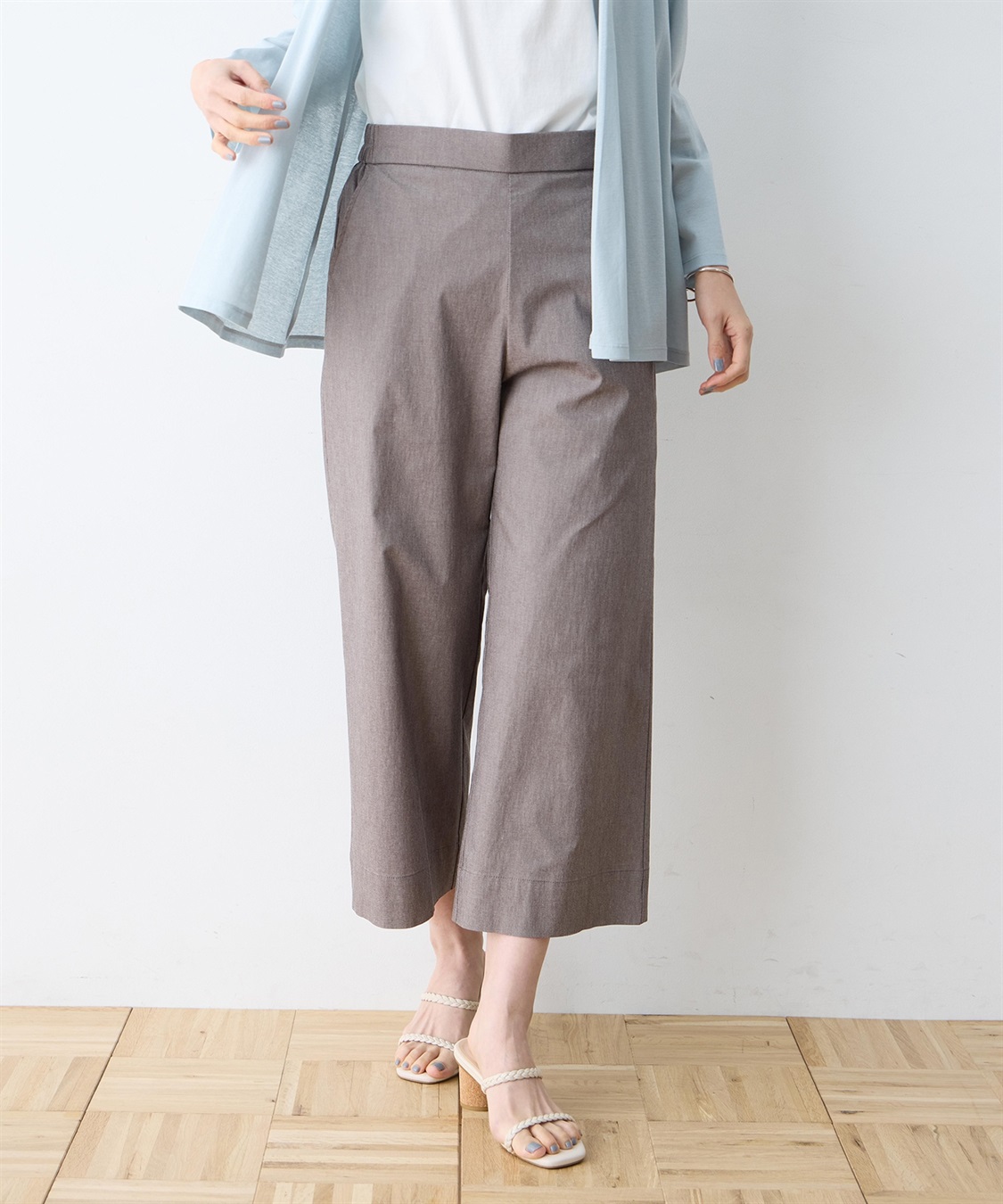 DECOY ストレッチワイドパンツ【接触冷感】【ウォッシャブル】_variation_3