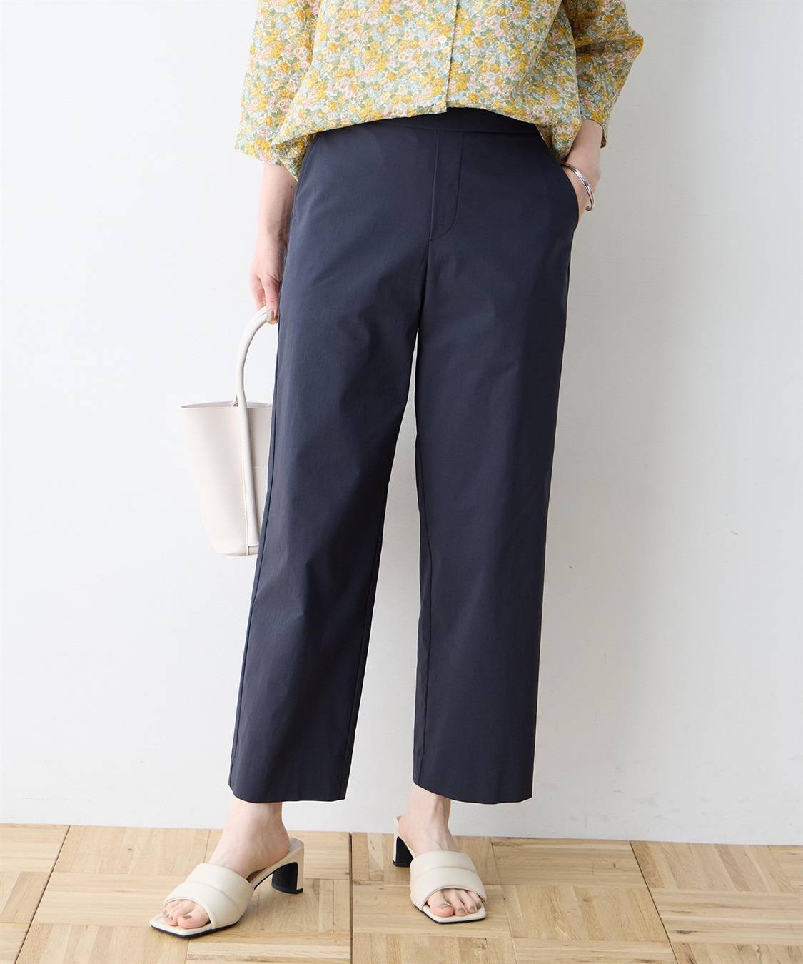 DECOY ストレッチストレートパンツ【接触冷感】【ウォッシャブル】_variation_3