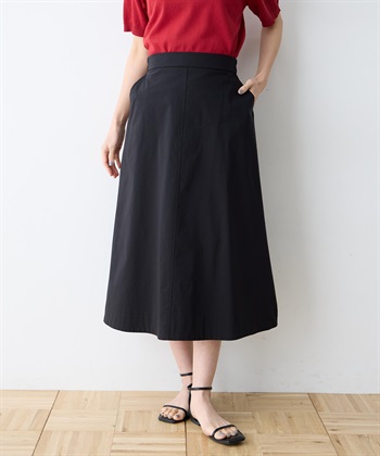 DECOY ストレッチセミフレアスカート【接触冷感】【ウォッシャブル】【WEB限定】_variationthumb_2