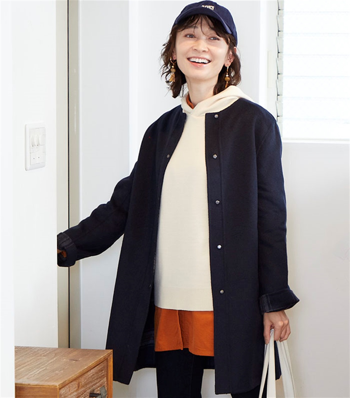 DECOY ハンドメイドウールリバーコート_main