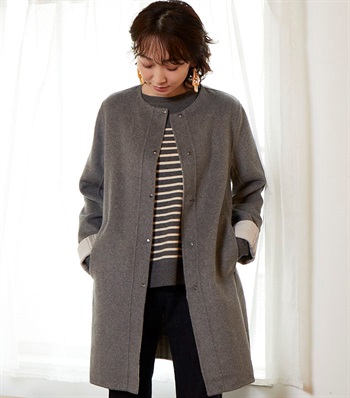 DECOY ハンドメイドウールリバーコート_variationthumb_1