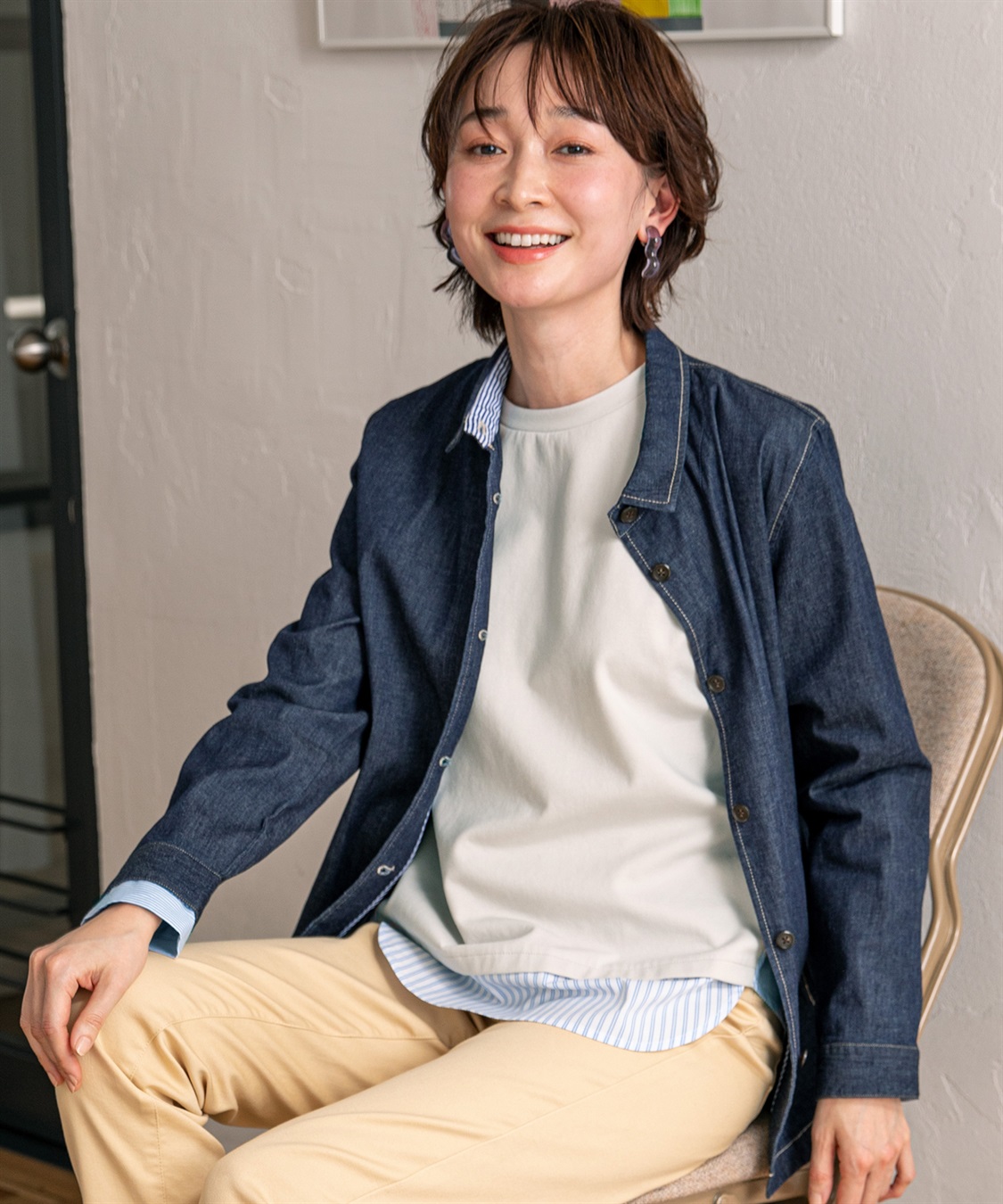 DECOY ベーシックデニムジャケット_main