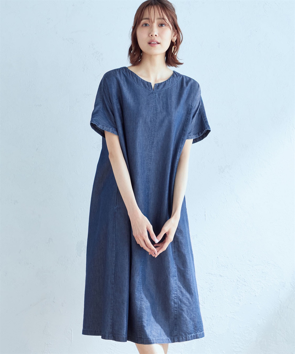 DECOY 【接触冷感】テンセルデニムワンピース_variation_2