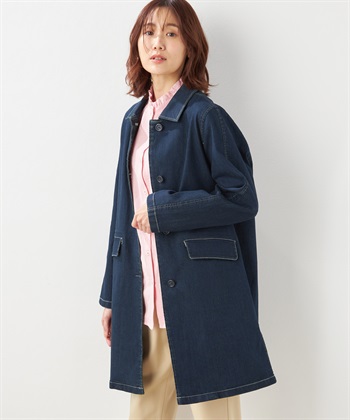 DECOY ステンカラーデニムロングコート_variationthumb_1